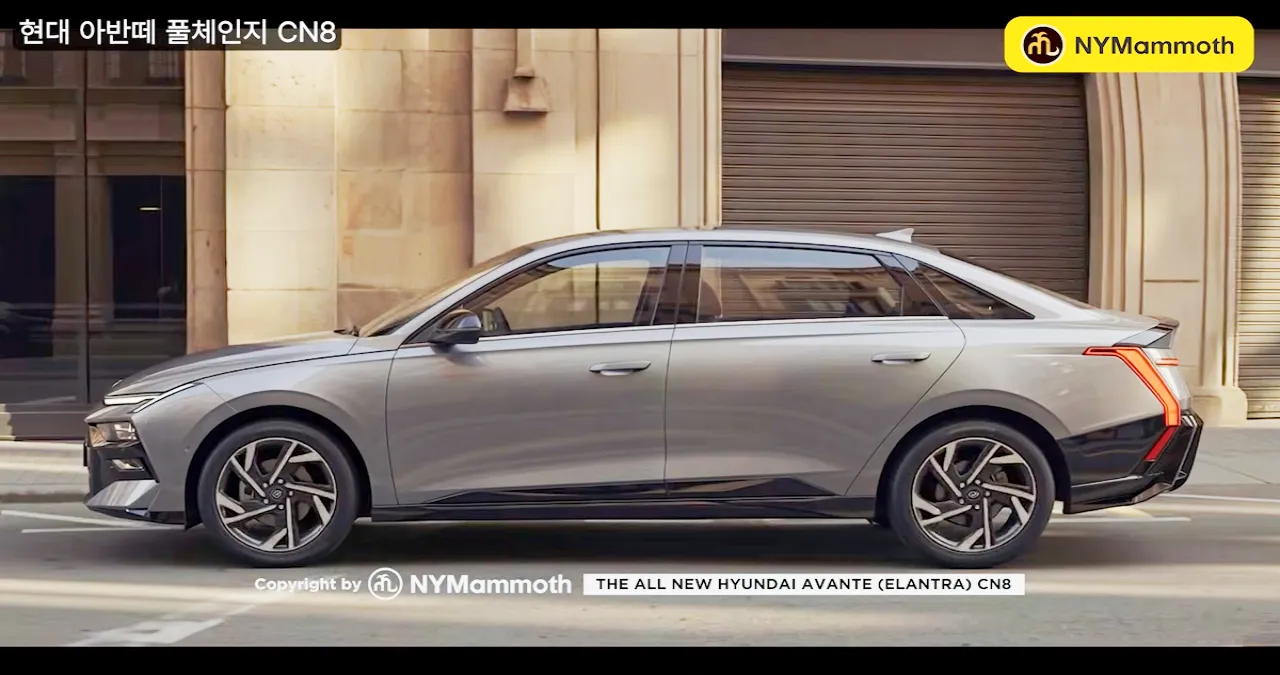 아반떼 CN8 예상도 / 유튜브 ‘뉴욕맘모스 NYMammoth’