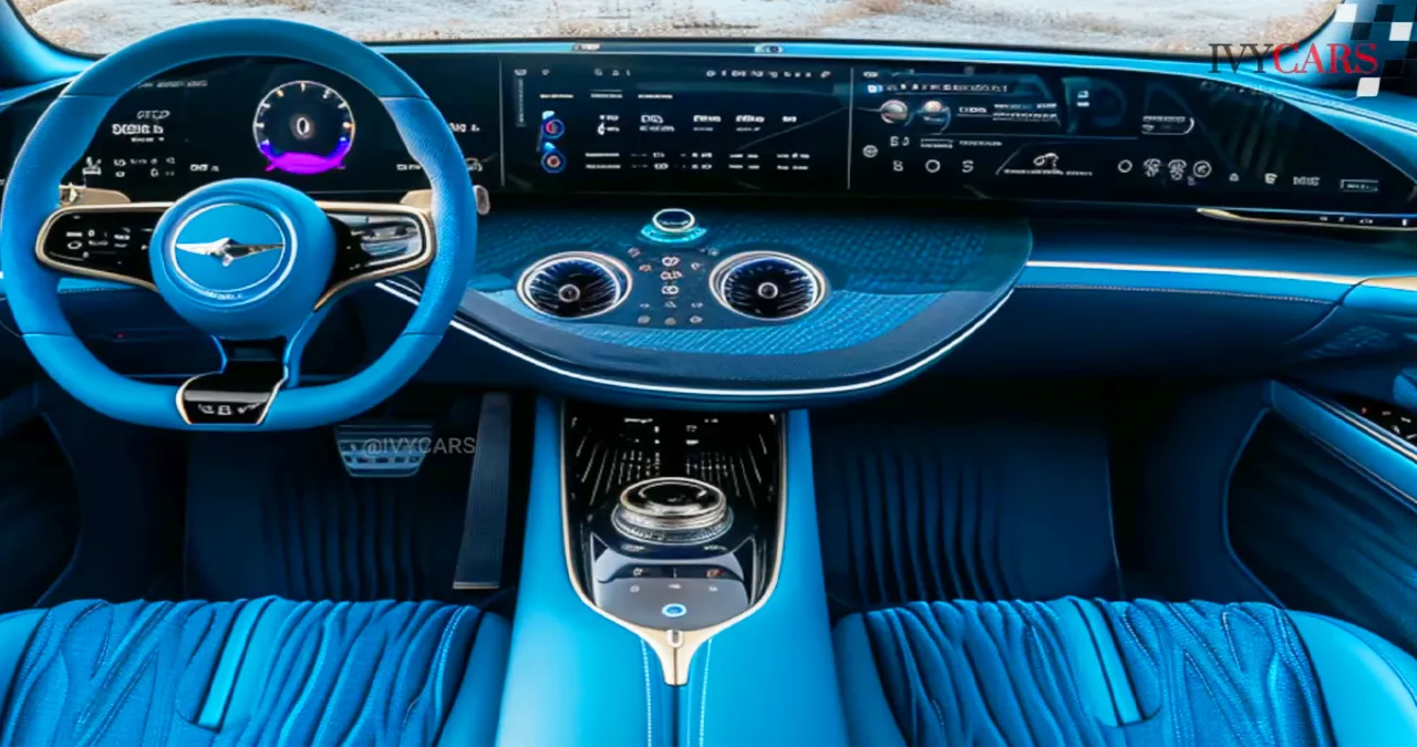 GV60 페이스리프트 실내 예상도 / 유튜브 ‘IVYCARS’