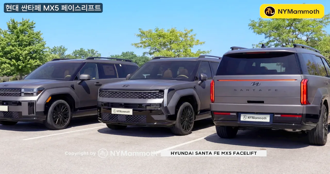 싼타페 페이스리프트 예상도 / 유튜브 ‘뉴욕맘모스 NYMammoth’