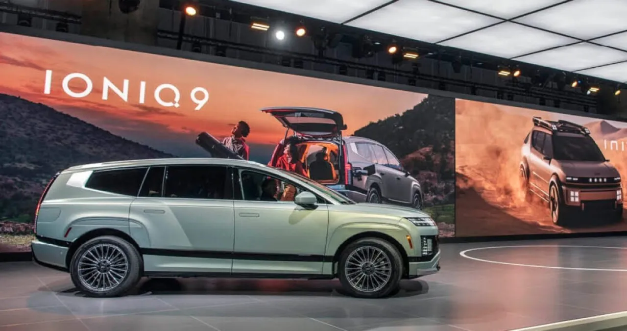2024 LA 오토쇼에 참가한 현대 아이오닉9 / 사진=현대차