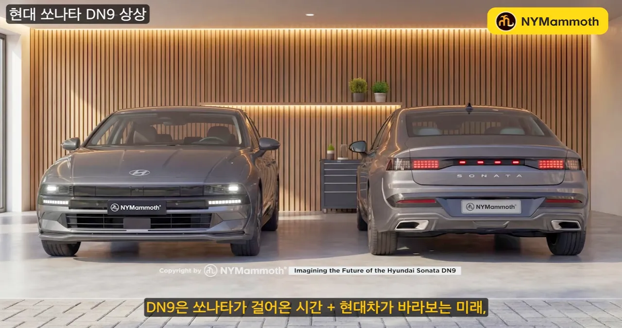 쏘나타 풀체인지 예상도 / 유튜브 ‘뉴욕맘모스 NYMammoth’