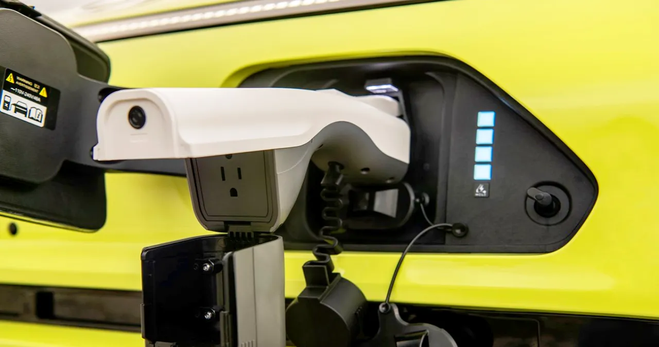 코나 일렉트릭 충전 단자 / 현대자동차