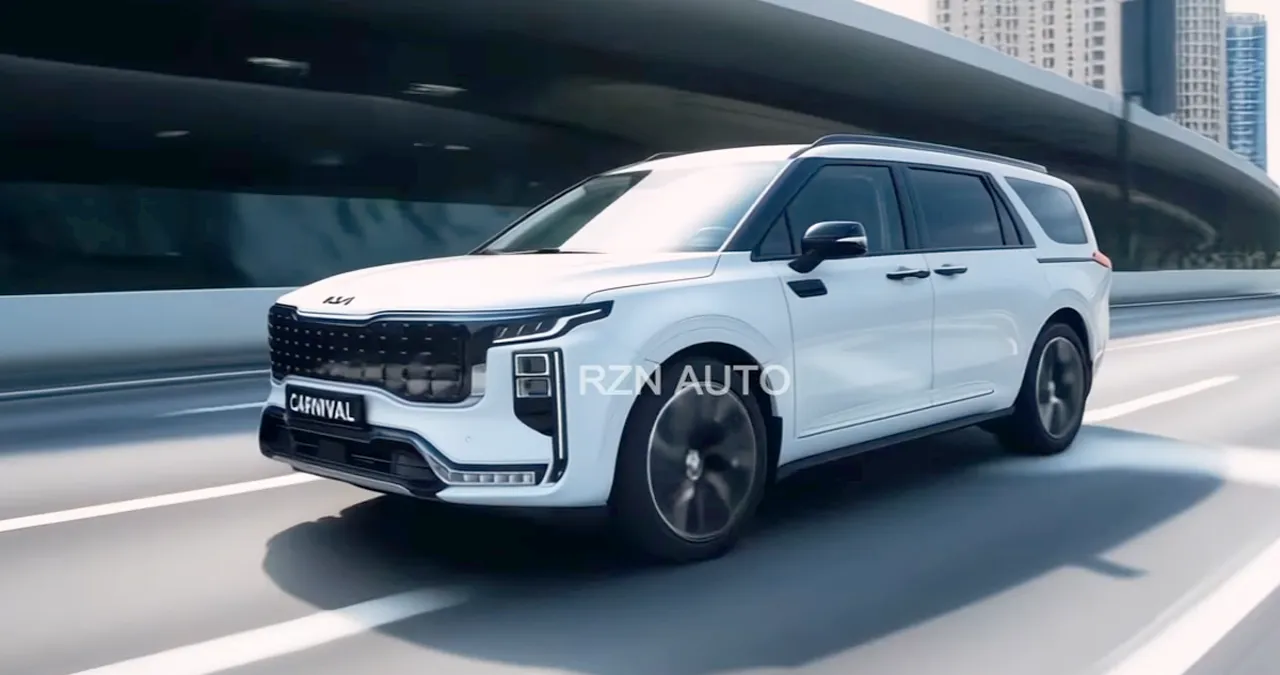 카니발 풀체인지 예상도 / 유튜브 ‘RZN AUTO’