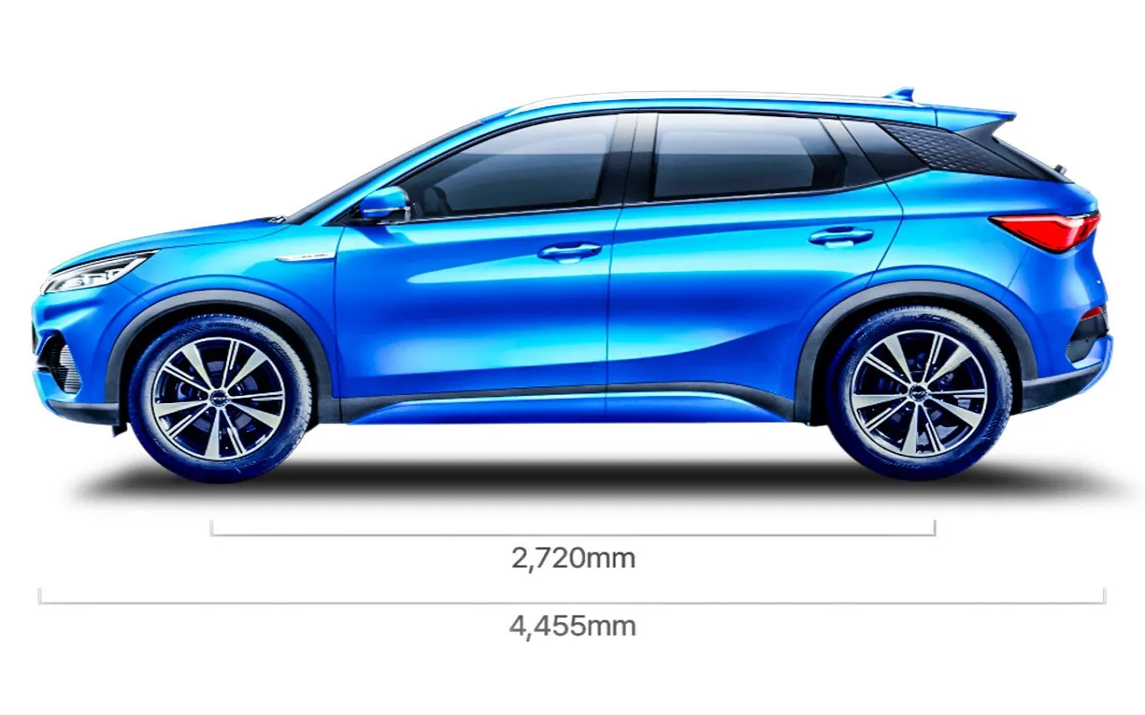 현행 아토3 크기 - 출처 : BYD