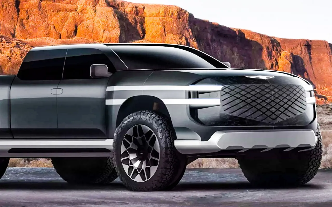 픽업 콘셉트 스케치 - 출처 : 제네시스