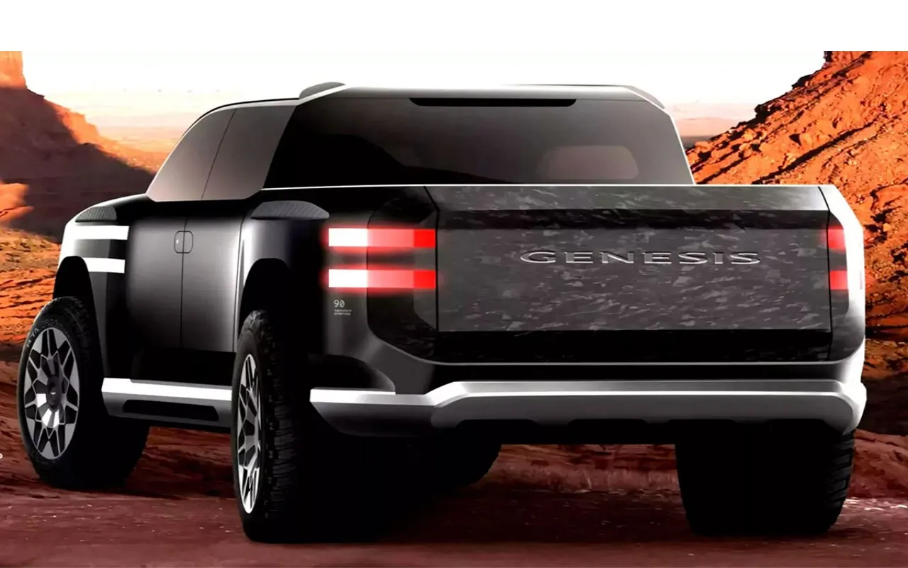 픽업 콘셉트 스케치 - 출처 : 제네시스