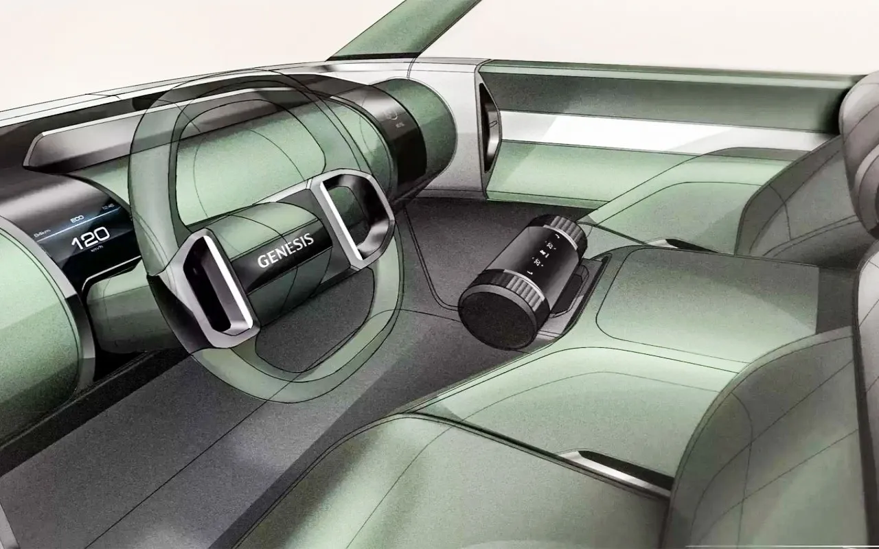 픽업 콘셉트 스케치 - 출처 : 제네시스