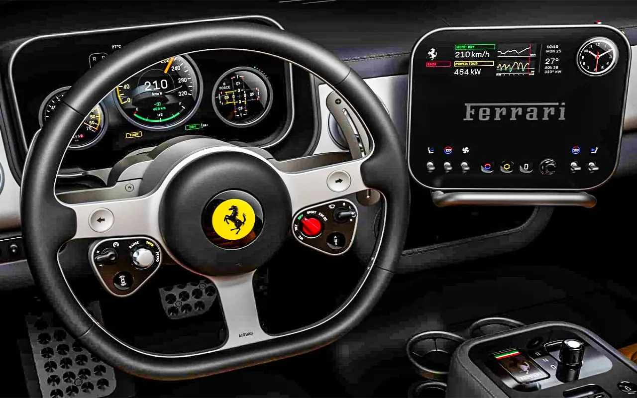 루체 실내 - 출처 : 페라리