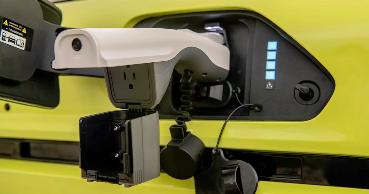 코나 일렉트릭 충전 단자 / 현대자동차