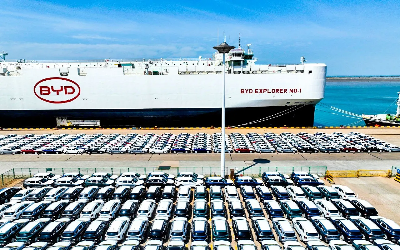 수출선적부두 - 출처 : BYD