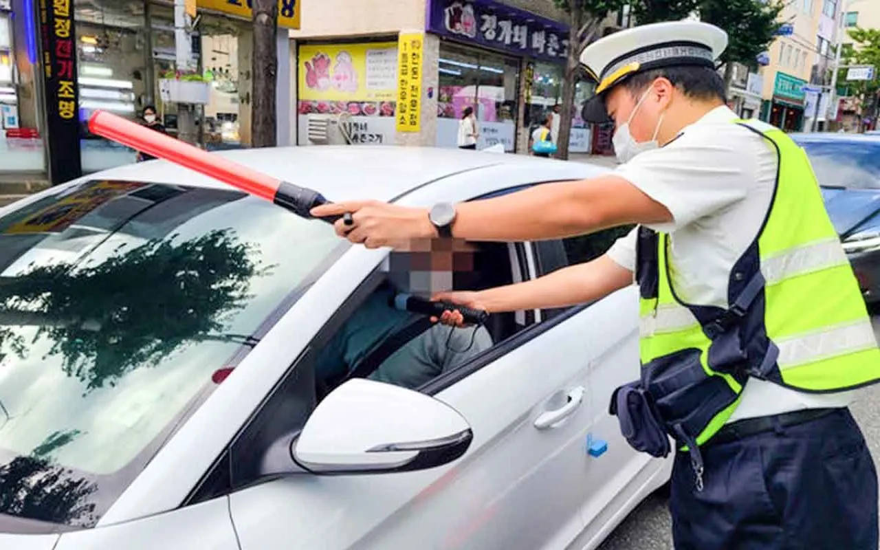 단속 예시 - 출처 : 부산경찰서