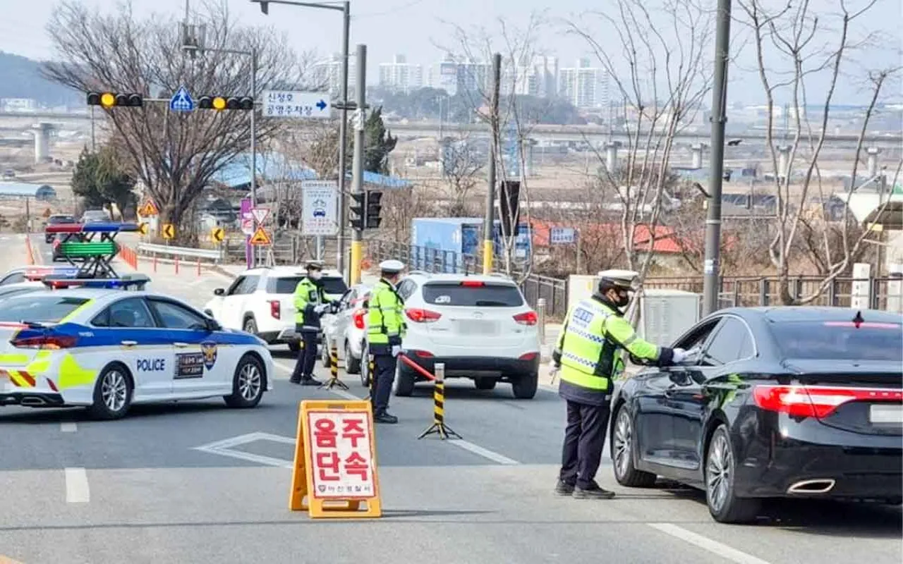 단속 예시 - 출처 : 충남경찰서