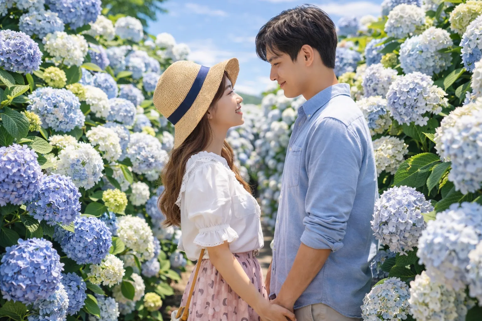 사진=제주 수국, 생성형이미지