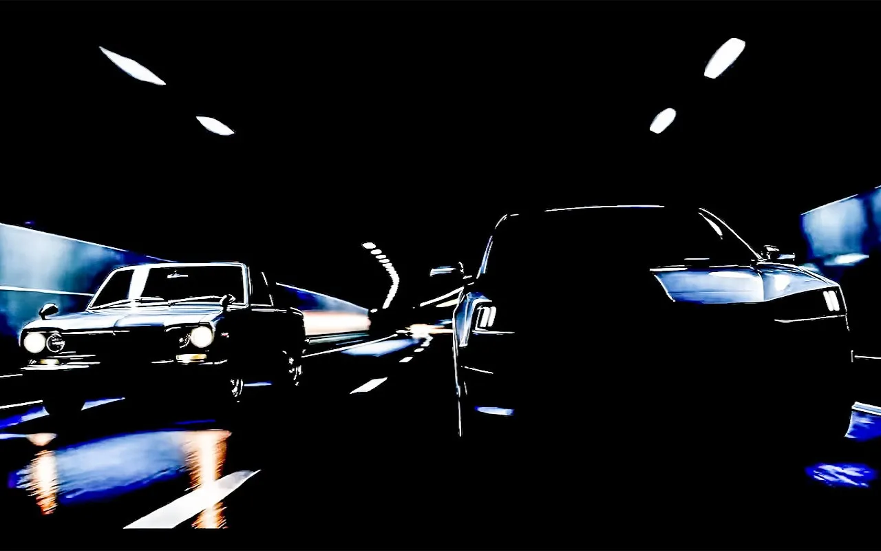 스카이라인 티저 - 출처 : 닛산