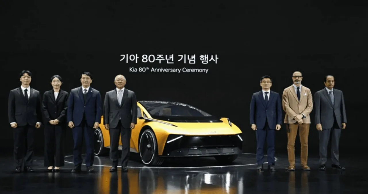 기아 80주년 기념 행사에서 공개된 비전 메타투리스모 / 사진=기아