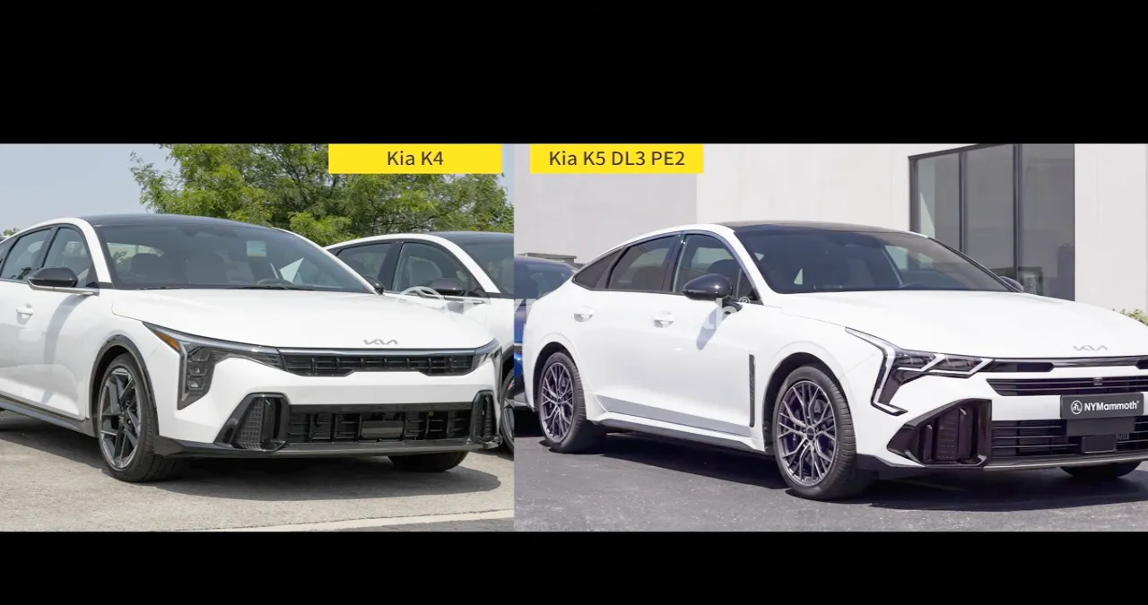 K4·K5 2차 페이스리프트 예상도 디자인 비교 / 유튜브 ‘뉴욕맘모스 NYMammoth’