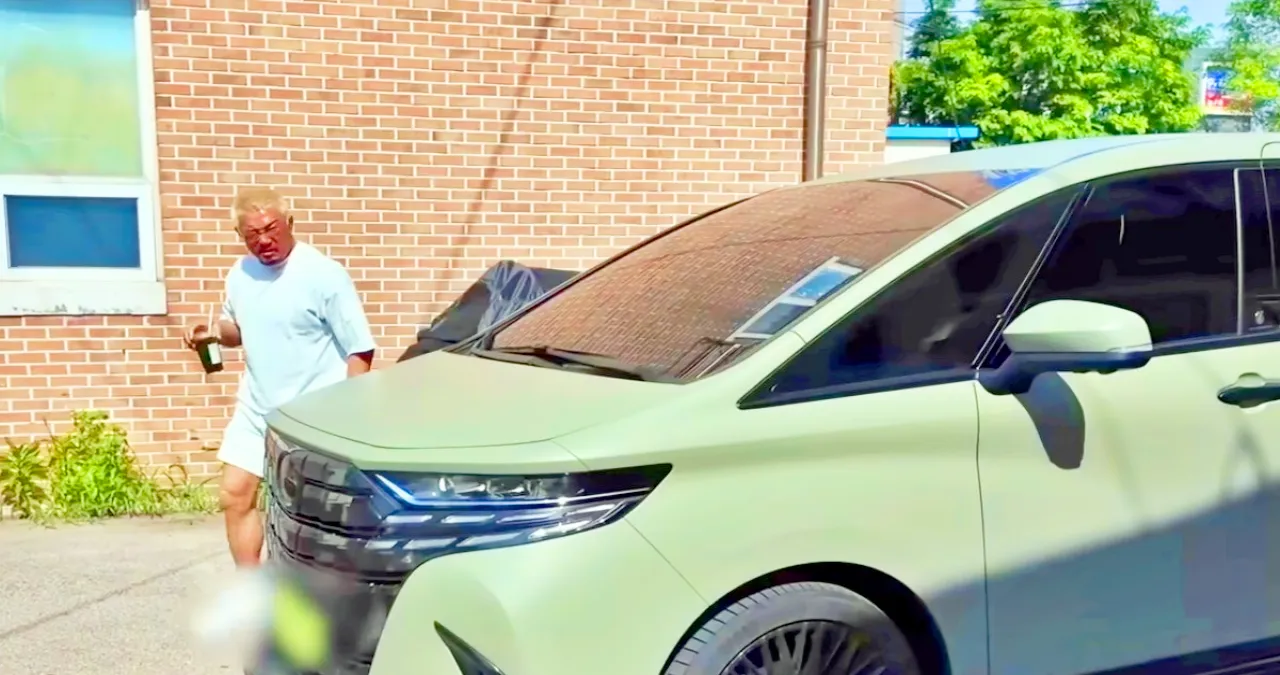 추성훈과 토요타 알파드 / 유튜브 ‘추성훈 ChooSungHoon’