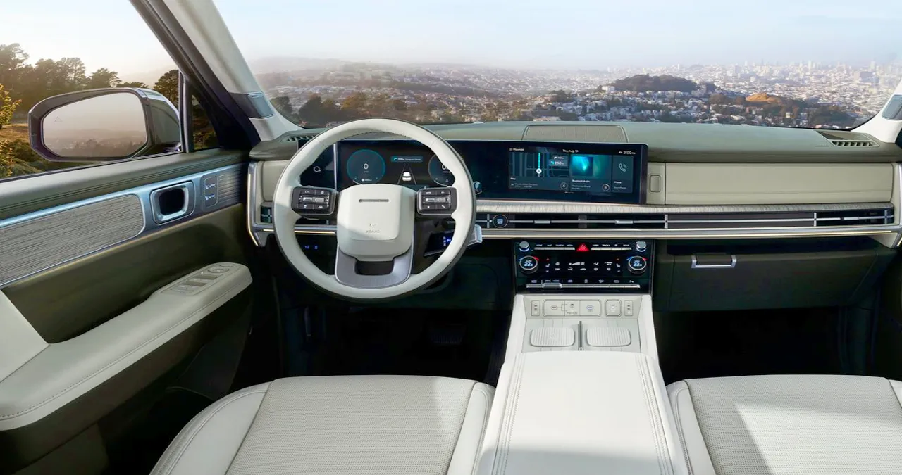 싼타페 실내 / 현대자동차