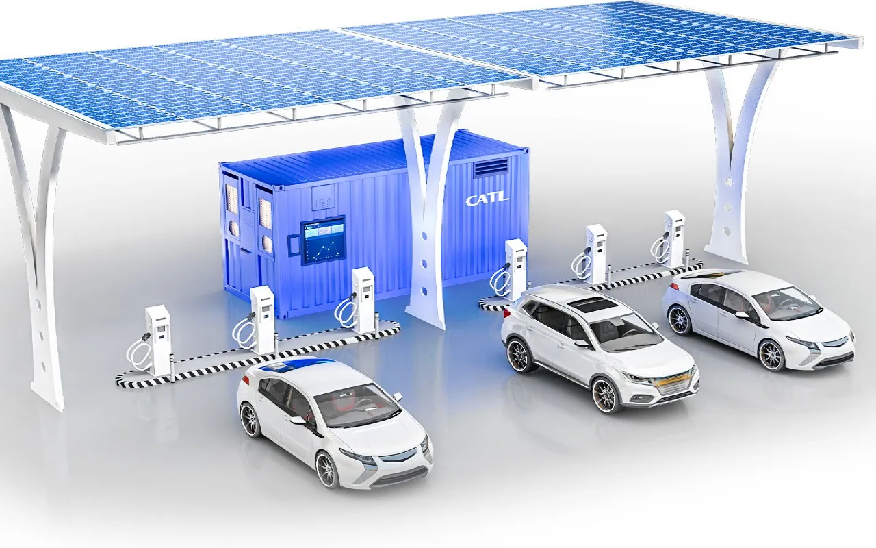 전기차 충전소 - 출처 : CATL