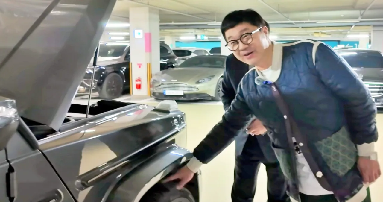 G-클래스와 지상렬 / 유튜브 ‘☆벤츠보스☆김형진 팀장 [한성자동차]’