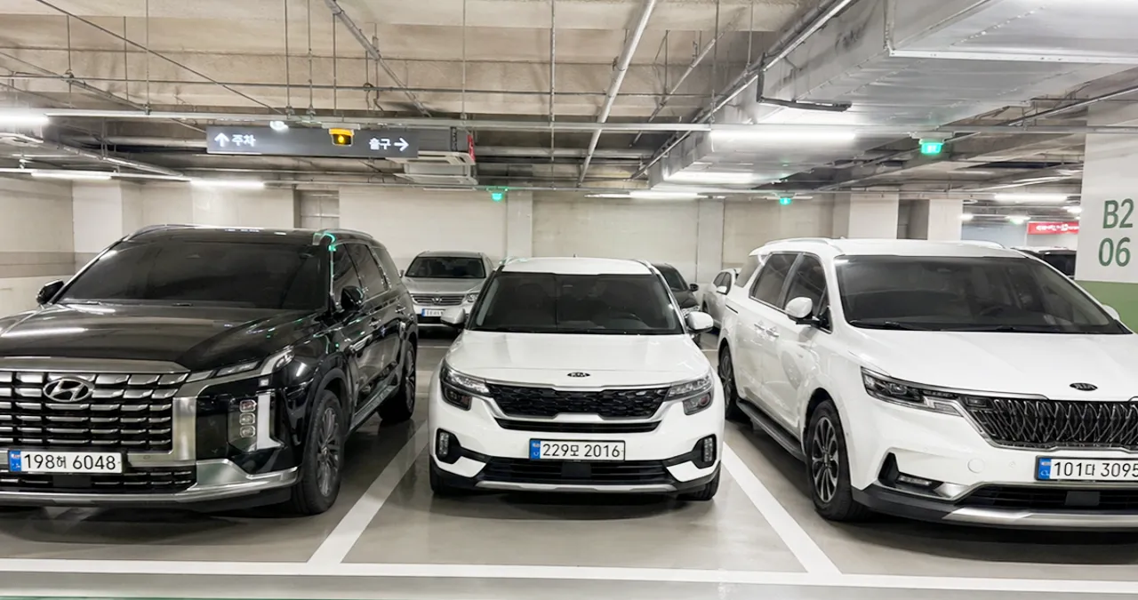 아파트 지하 주차장