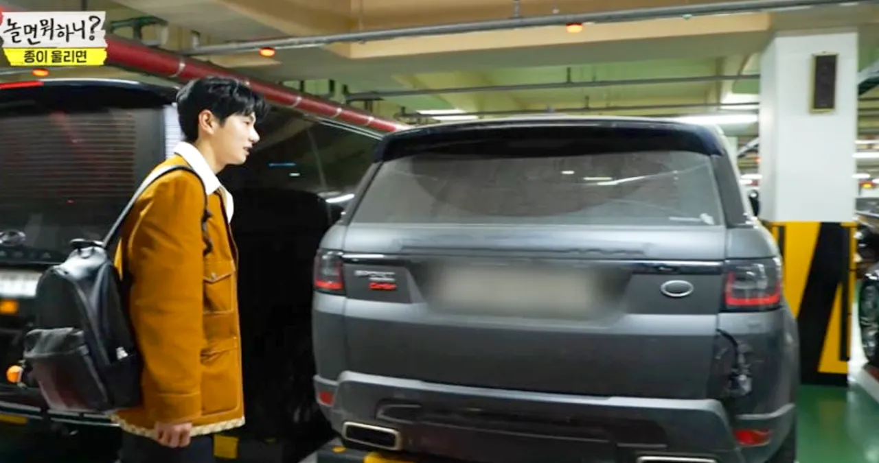 이이경의 차 레인지로버 스포츠 / MBC ‘놀면뭐하니’ 캡처