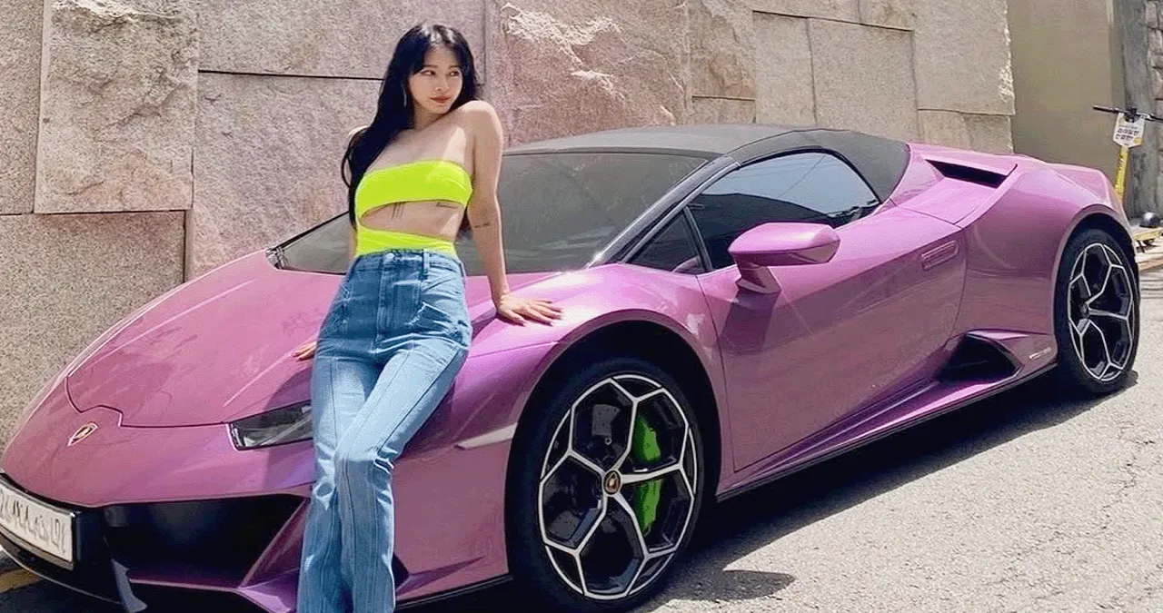 한예슬의 람보르기니 우라칸 / 한예슬 인스타그램