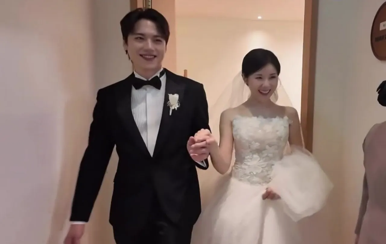 윤승우♥전재희 결혼식.<br>사진=연극 평론가 ‘박성원’ 인스타그램 캡처