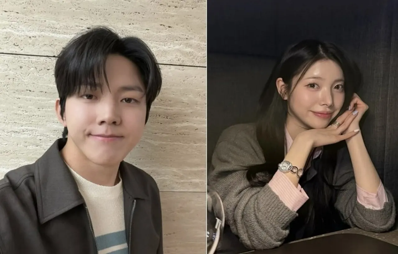 데이식스 도훈(왼쪽)과 유튜버 유지유