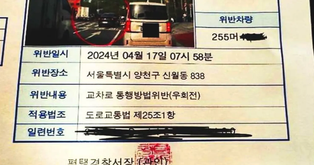 과태료 고지서 / 온라인 커뮤니티