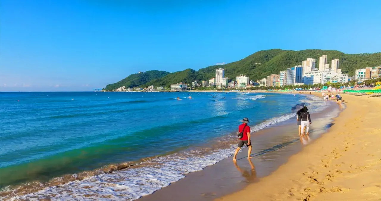 송정해수욕장 모습 / 사진=부산 갈맷길