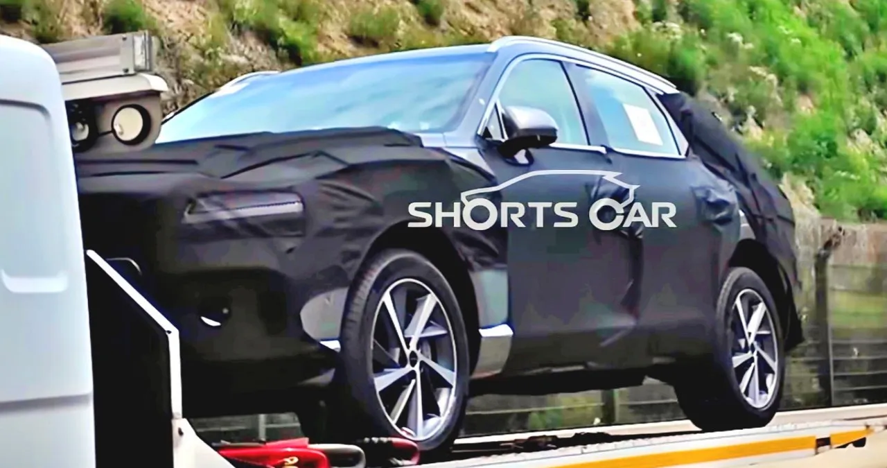 GV80 하이브리드 테스트카 스파이샷 / 유튜브 ‘숏카 SHORTS CAR’
