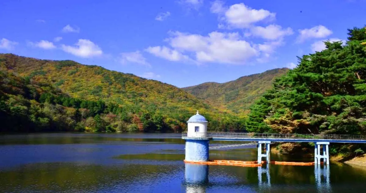 법기수원지 전경 / 사진=한국관광콘텐츠랩