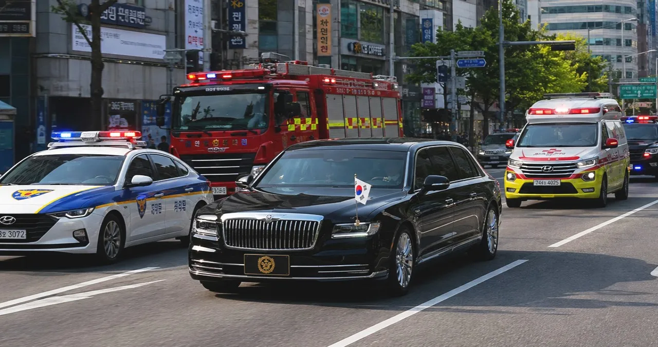 경찰차·구급차·소방차·대통령차
