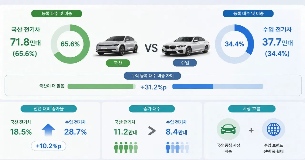 전기차 등록 비율