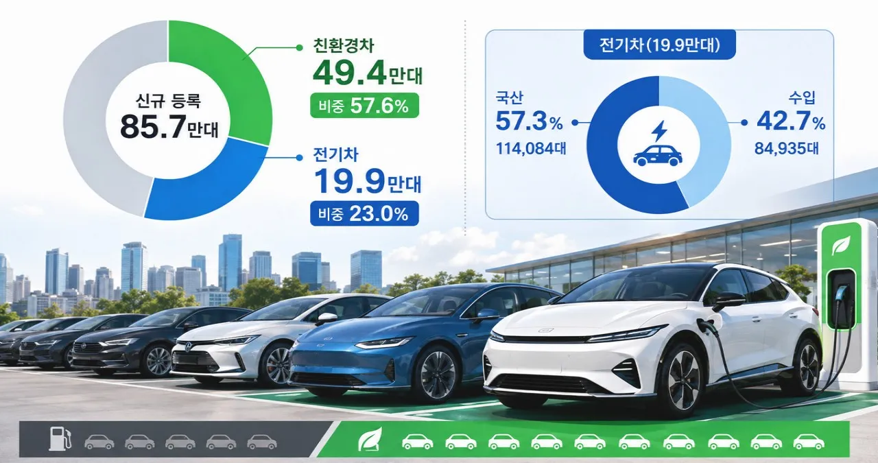 신규 등록 차량 종류