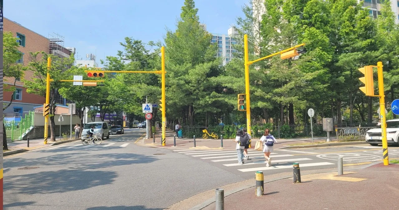 등교 시간 어린이 보호구역 / 청주시