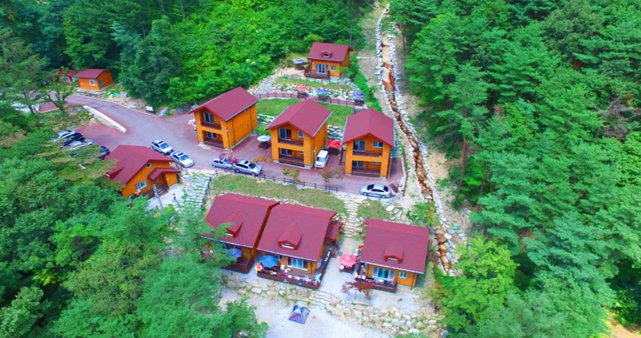 금원산자연휴양림 항공뷰 / 사진=한국관광콘텐츠랩