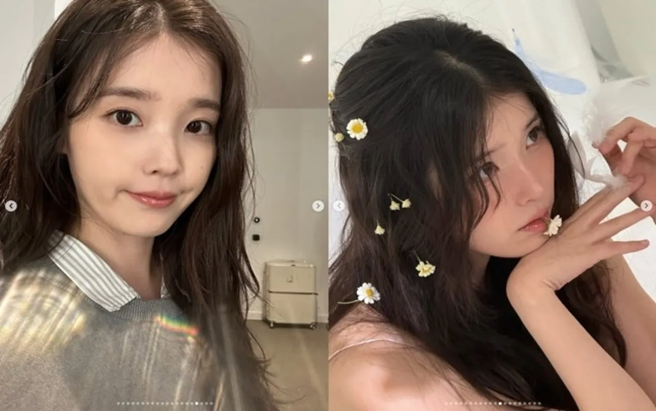 가수 겸 배우 아이유가 근황을 전했다. 아이유 SNS