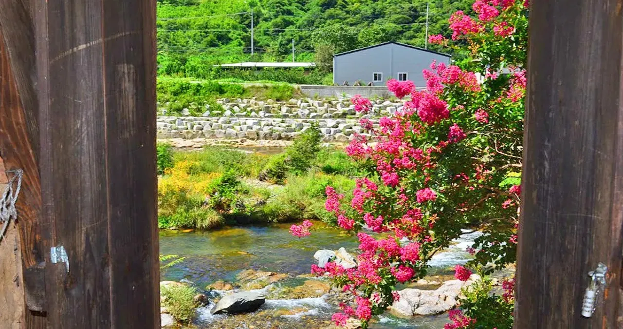 반계정 마루에서 보는 풍경 / 사진=밀양시 공식블로그