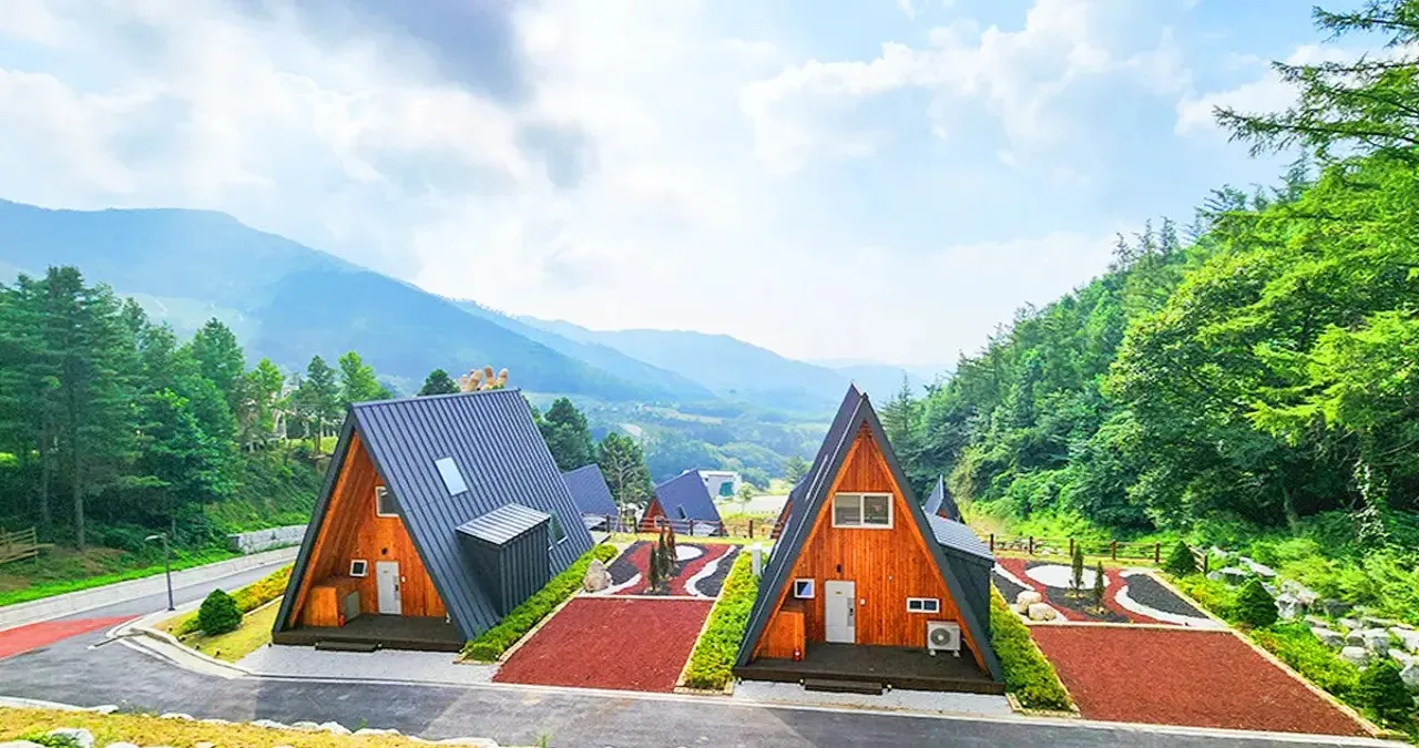 숲속의 집 모습 / 사진=거창산림레포츠파크