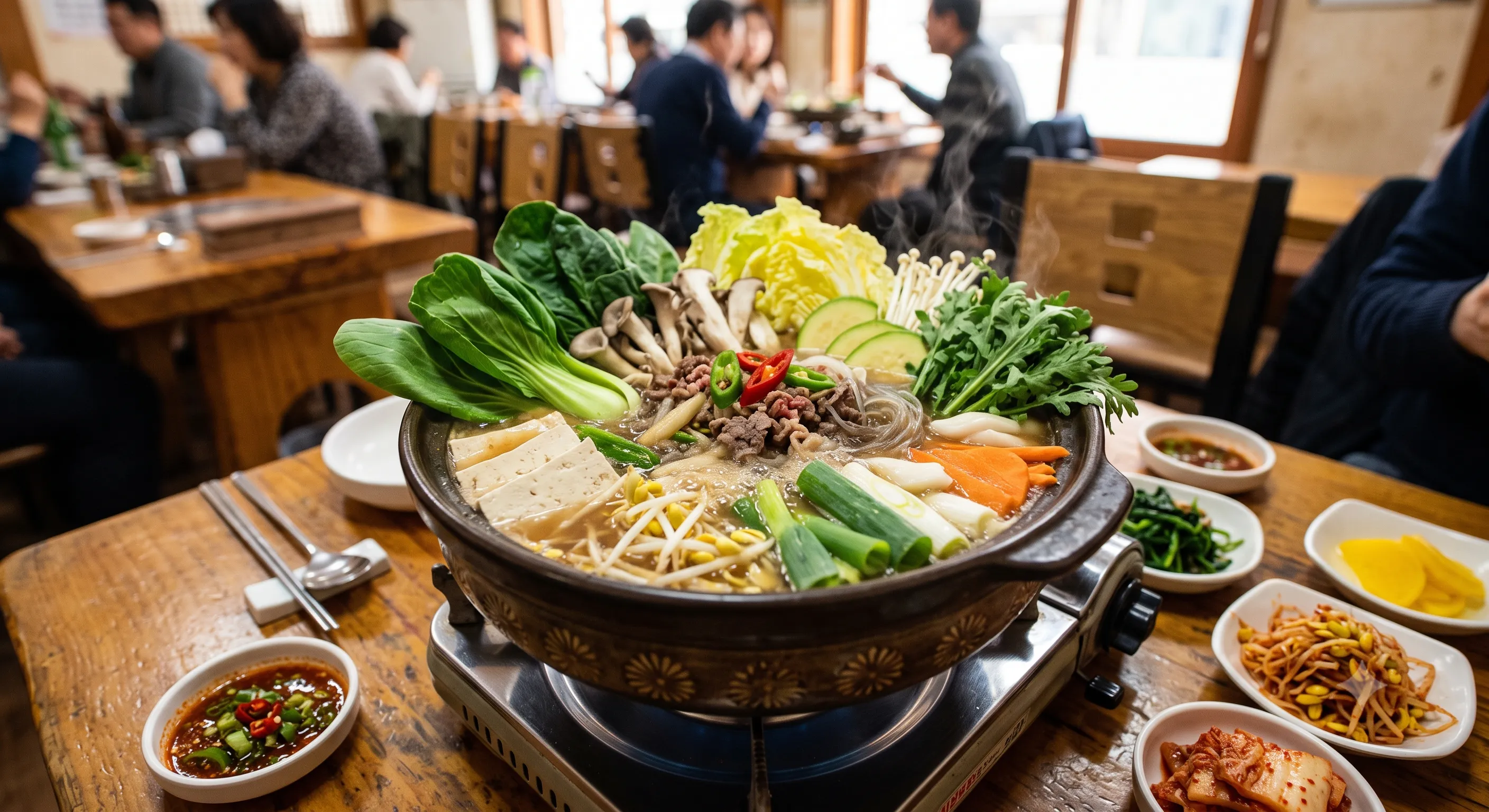 사진 : 야채가 많이 들어간 찌개전골 / 생성형 이미지