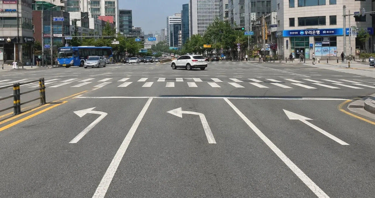 좌회전 차로 2개 이상인 교차로