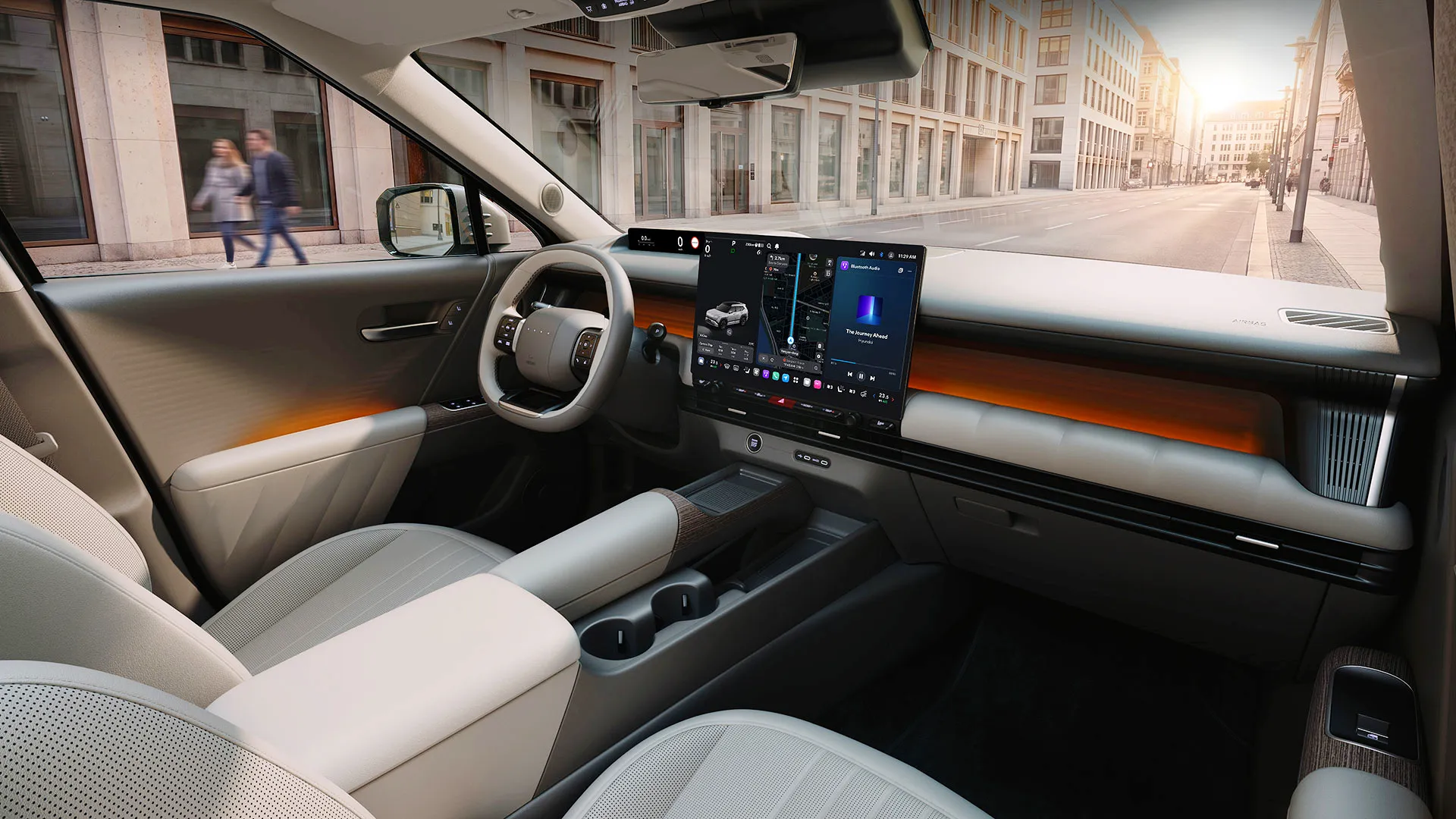 < 현대 신형 투싼 풀체인지 실내 공개, 출처 : 현대자동차그룹 >