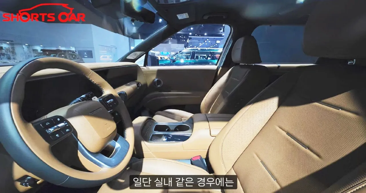 2025 서울 모빌리티쇼서 공개된 팰리세이드 하이루프 실내 / 유튜브 ‘숏카’