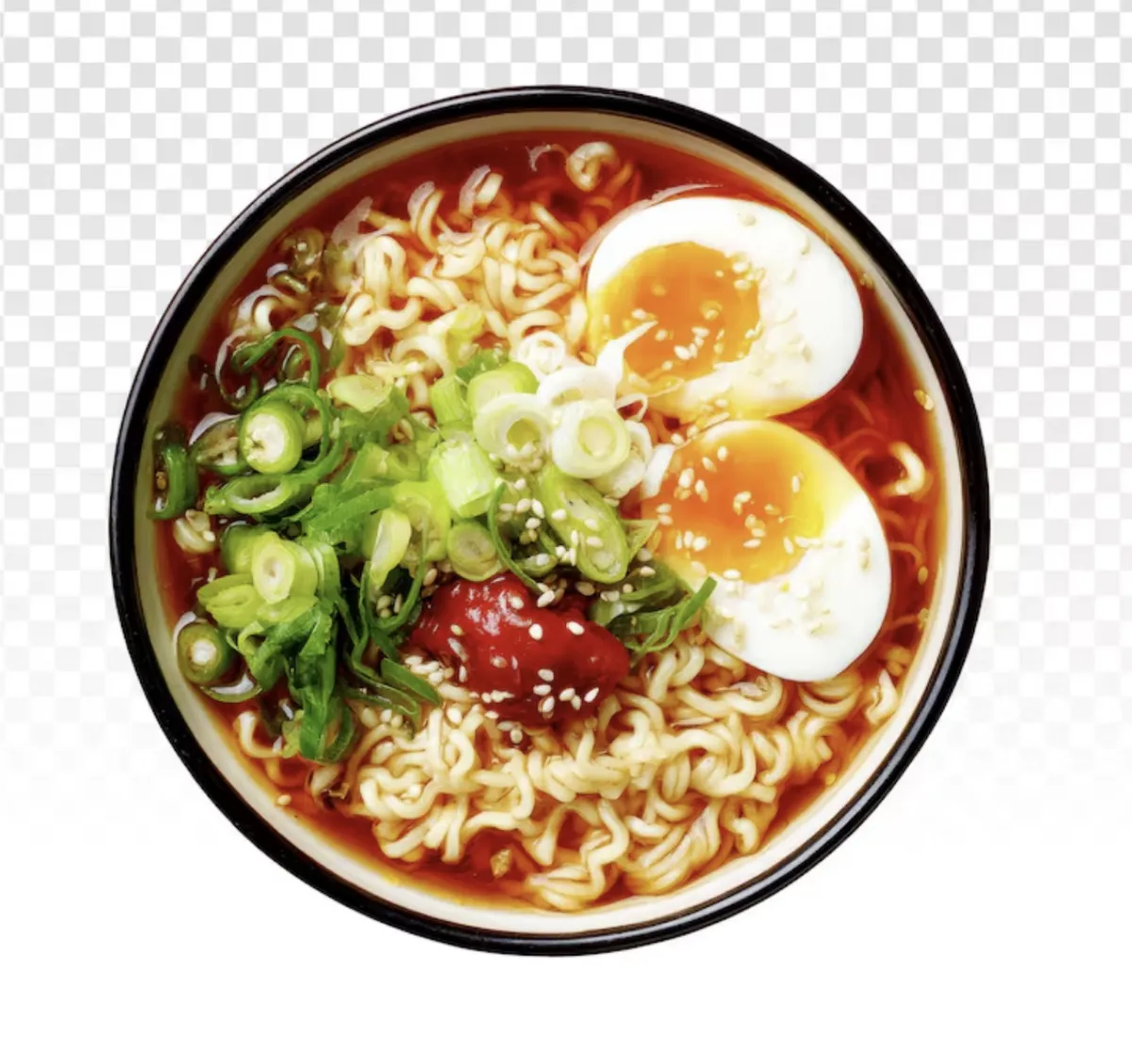 사진 : 라면 / 생성형 이미지