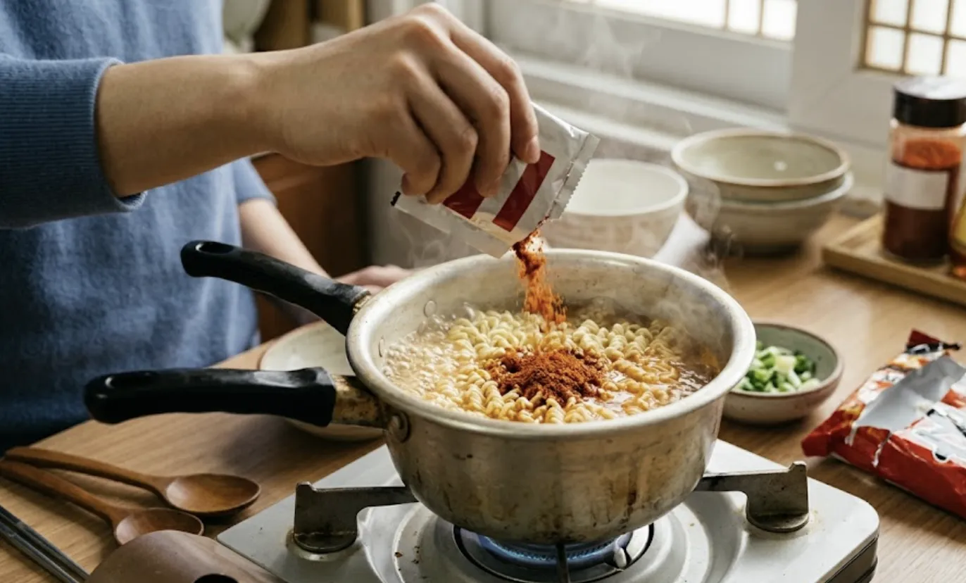사진 : 라면 / 생성형이미지
