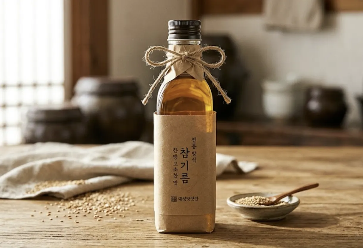 사진 : 참기름 / 생성형 이미지