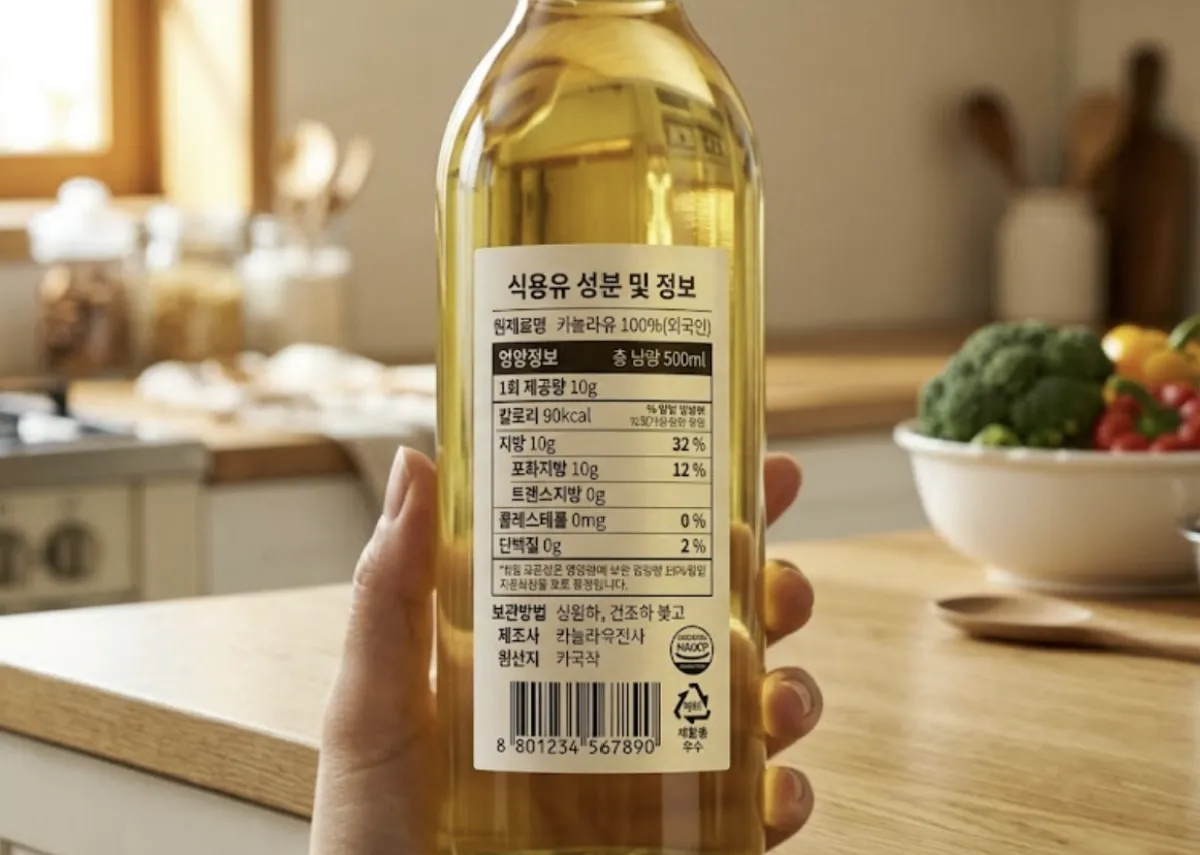 사진 : 식용유 / 생성형 이미지