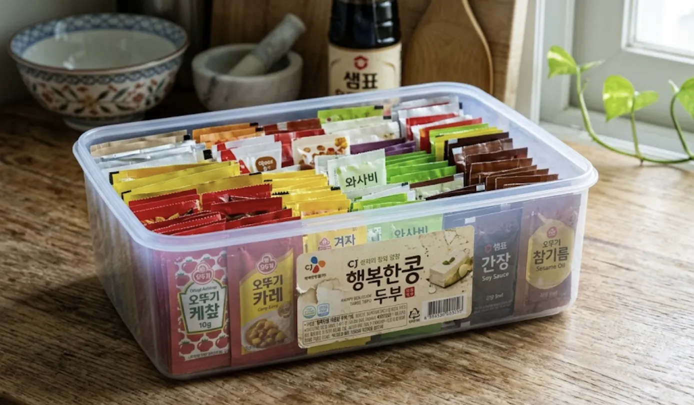 사진 : 두부용기 재활용 / 생성형 이미지
